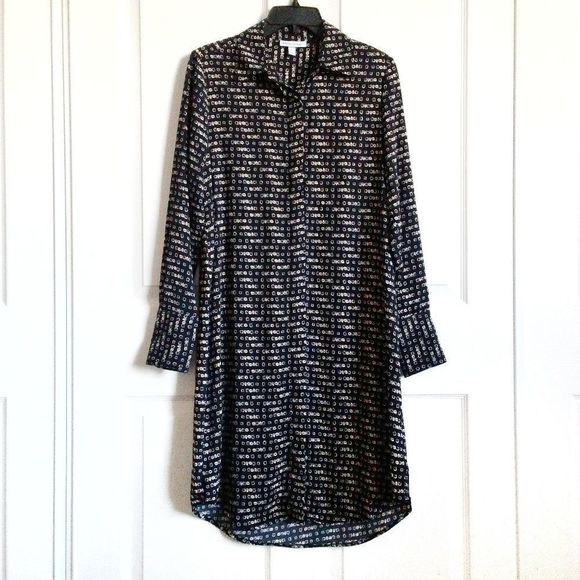 Prologue Women's Long Sleeve Collared Shirtdress - Picture 1 of 8